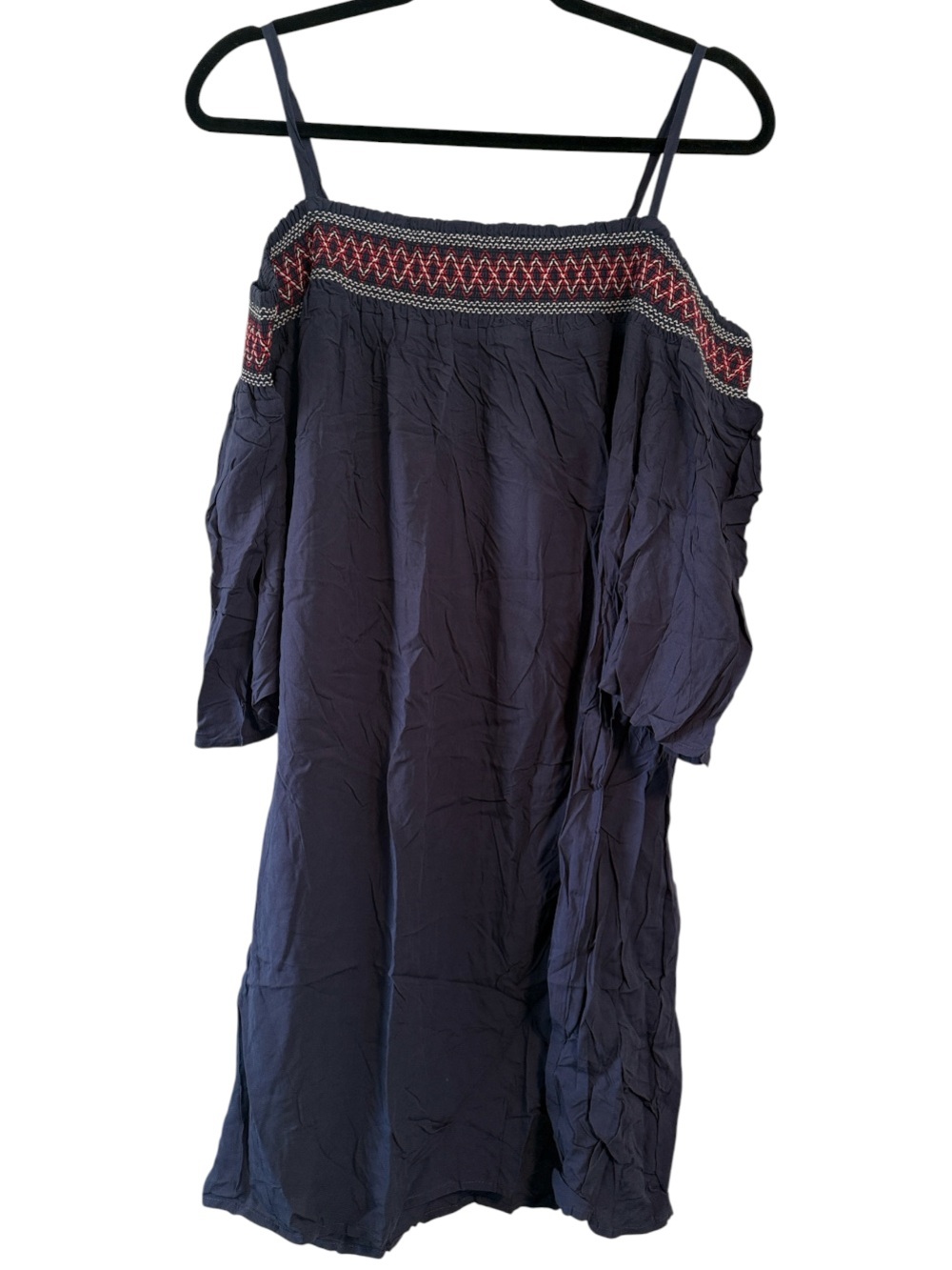 Cupshe Navy Blue Cold Shoulder Dress NWT
